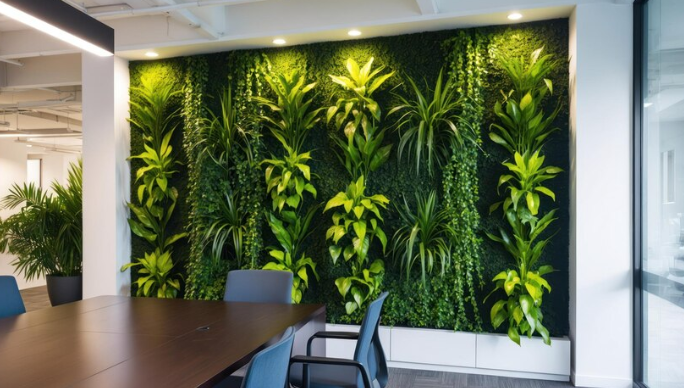 Living Green Wall for a Sustainable Aesthetic